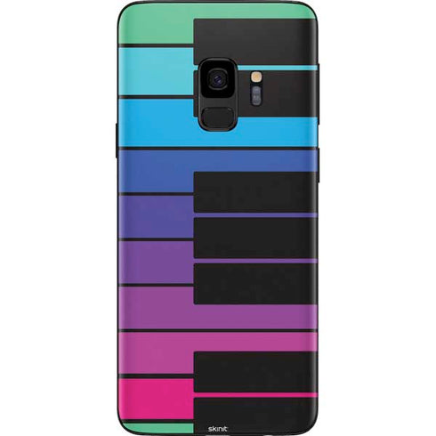Color Piano Keys Galaxy S9 Skin